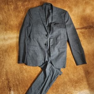Grey Modern Fit Suit